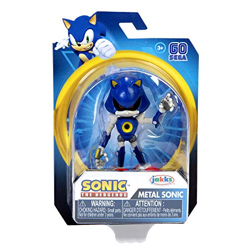 Foto 7 pulgar | Figura De Acción Sonic The Hedgehog, Juguete Coleccionable Sonic De Metal De 2.5 Pulgadas, Azul - Venta Internacional.