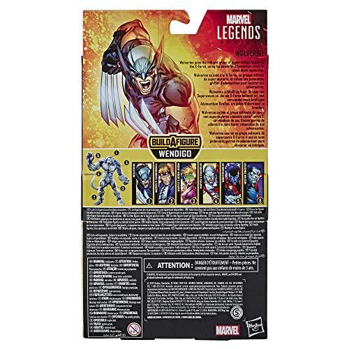 Foto 6 pulgar | Figura De Acción Marvel Classic Hasbro Marvel Legends Wolverine - Venta Internacional.