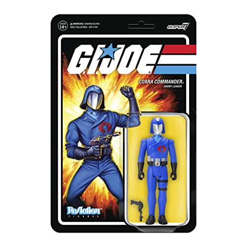 Foto 3 pulgar | Figura De Acción Super7 G.i. Joe Cobra Commander Wave 1a - Venta Internacional.