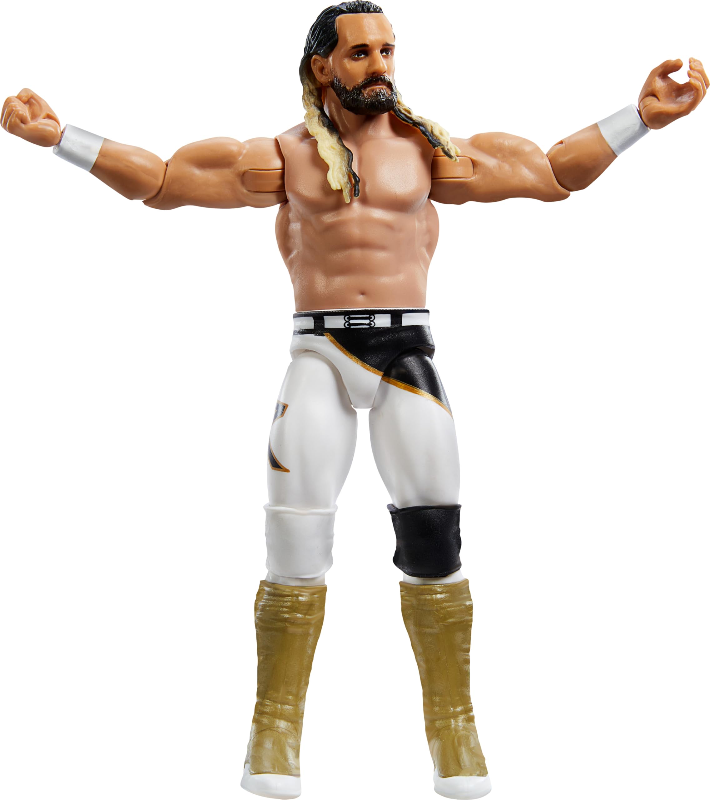 Foto 2 pulgar | Figura De Acción Mattel Wwe Seth Rollins De 6 Pulgadas Con 10 Puntos - Venta Internacional.