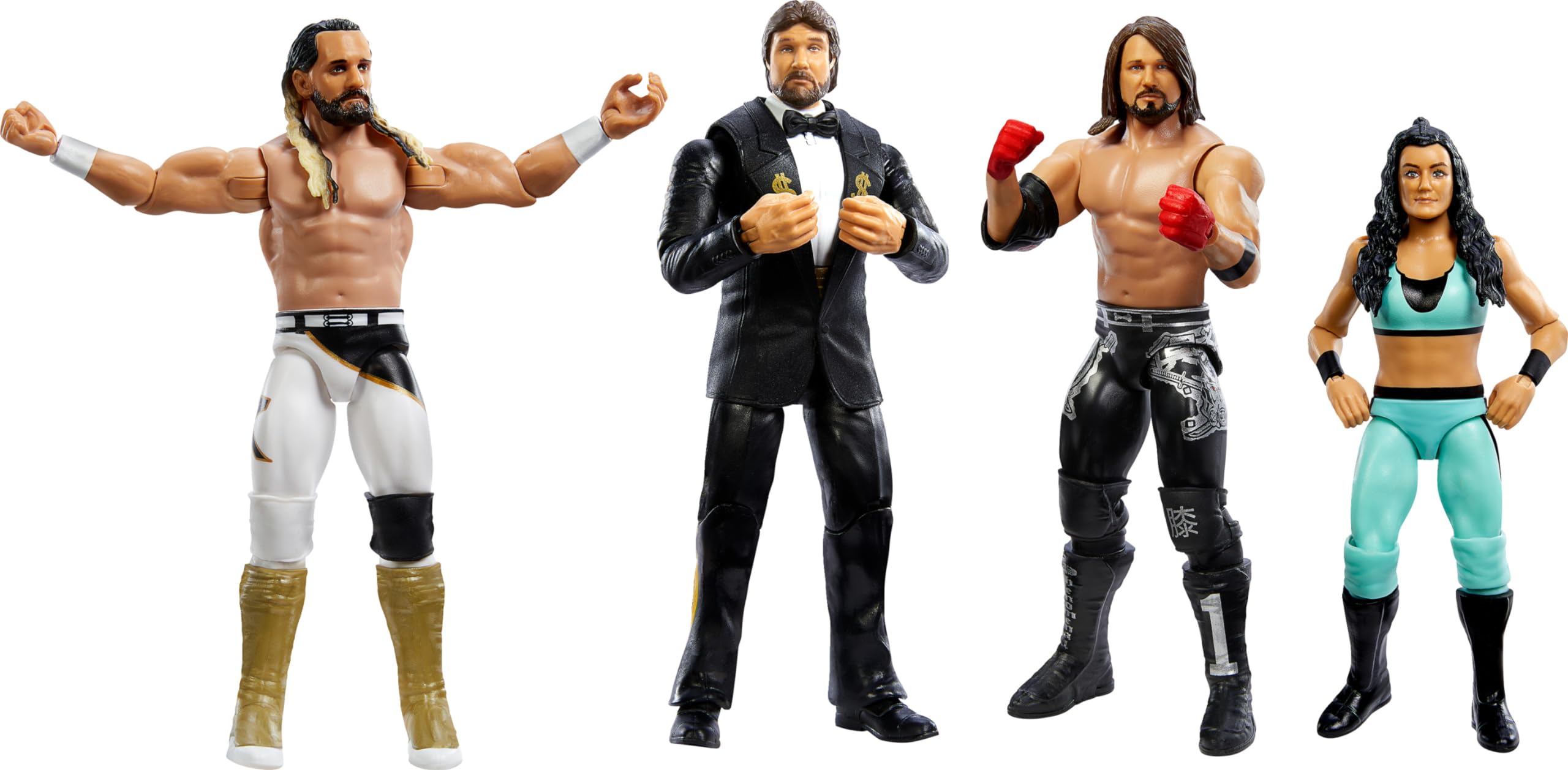 Foto 6 pulgar | Figura De Acción Mattel Wwe Seth Rollins De 6 Pulgadas Con 10 Puntos - Venta Internacional.