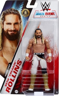 Foto 6 | Figura De Acción Mattel Wwe Seth Rollins De 6 Pulgadas Con 10 Puntos - Venta Internacional.