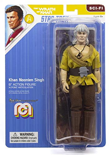 Foto 6 pulgar | Figura De Acción Mego Star Trek La Ira De Khan Khan 20cm - Venta Internacional.