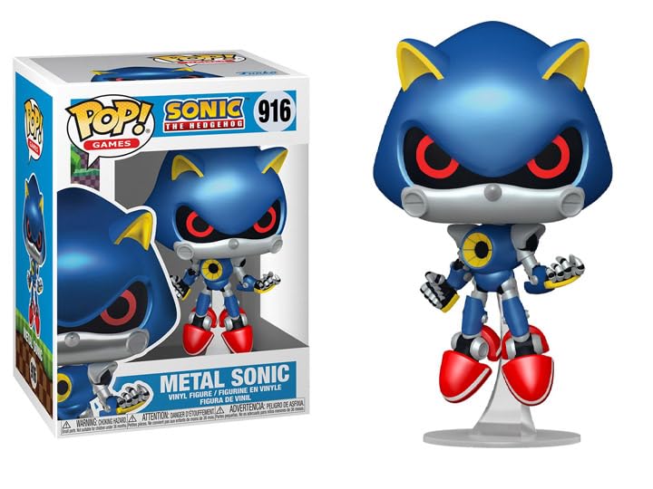 Foto 1 | Figura De Vinilo Funko Pop Sonic The Hedgehog Metal Sonic Con Protector - Venta Internacional.