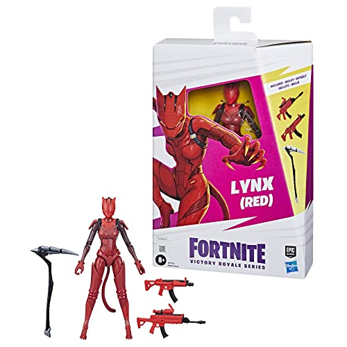 Foto 4 pulgar | Figura De Acción Coleccionable Lynx (roja) De La Serie Victory Royale De Fortnite Con Accesorios, Pa - Venta Interna