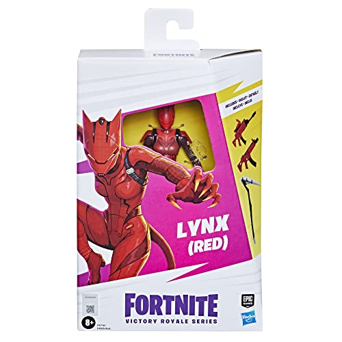 Foto 4 | Figura De Acción Coleccionable Lynx (roja) De La Serie Victory Royale De Fortnite Con Accesorios, Pa - Venta Interna