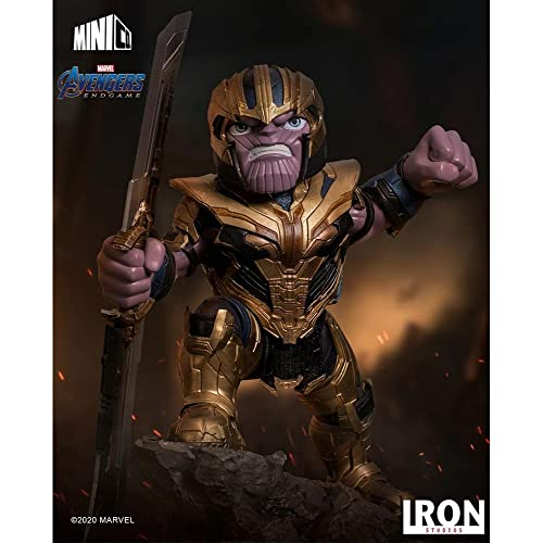 Foto 5 pulgar | Estatua De Vinilo De Iron Studios Minico Avengers Endgame Thanos - Venta Internacional.