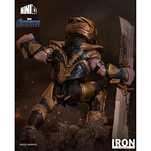 Foto 5 | Estatua De Vinilo De Iron Studios Minico Avengers Endgame Thanos - Venta Internacional.