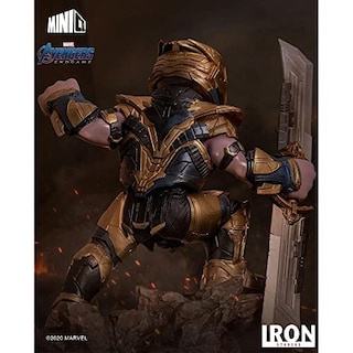 Foto 5 | Estatua De Vinilo De Iron Studios Minico Avengers Endgame Thanos - Venta Internacional.
