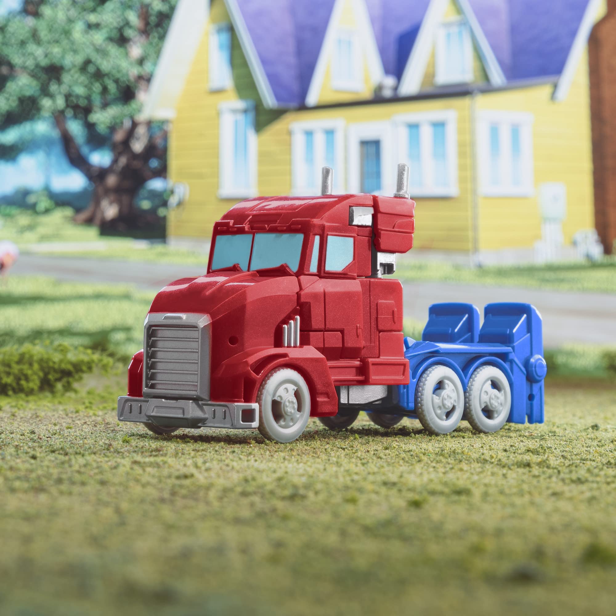 Foto 6 pulgar | Figura De Acción Transformers Earthspark Warrior Optimus Prime - Venta Internacional.