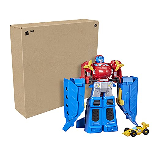 Foto 3 pulgar | Set de Juego Transformers Optimus Prime Jumbo Jet Wing Racer - Venta Internacional