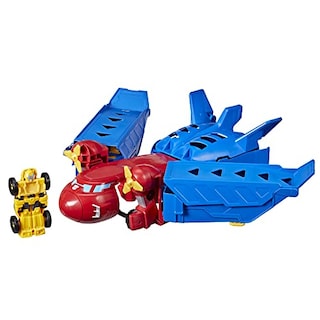 Foto 3 | Set de Juego Transformers Optimus Prime Jumbo Jet Wing Racer - Venta Internacional