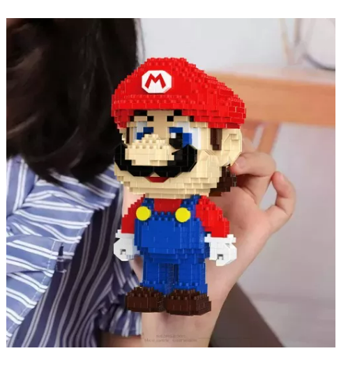 Foto 4 pulgar | Rompecabezas 3d Super Mario Bros Armables Block Mini Bloques