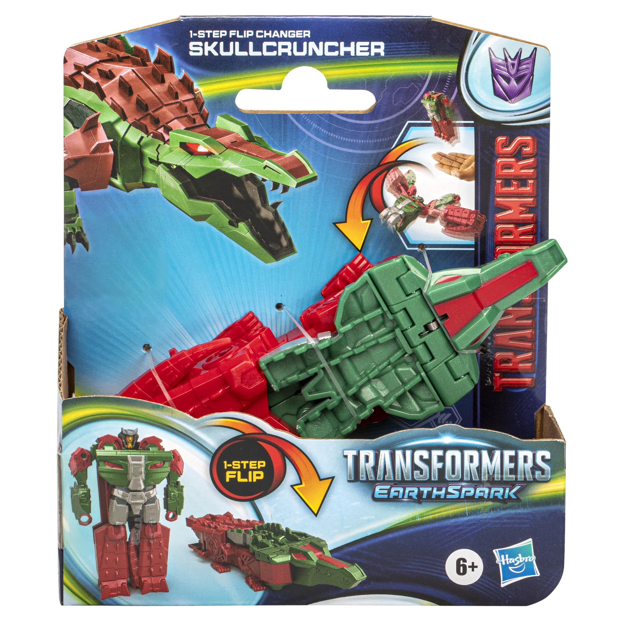 Foto 6 pulgar | Figura De Acción Transformers Earthspark 1-step Skullcruncher - Venta Internacional.