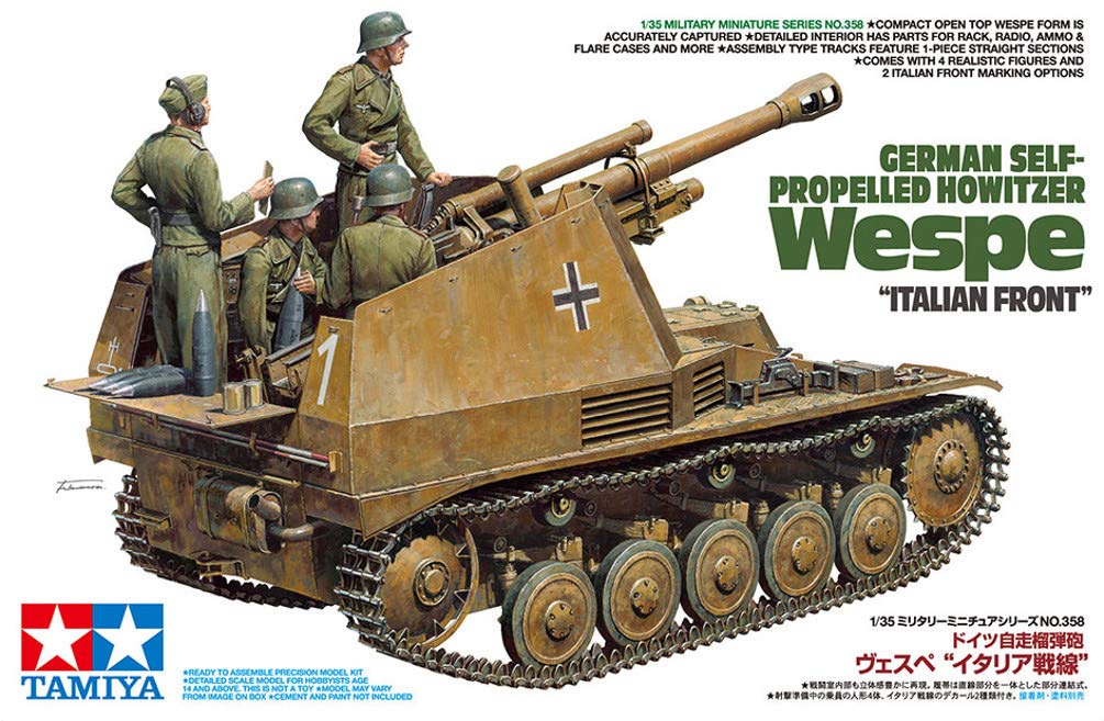 Foto 7 | Kit Modelo Tamiya 35358 1/35 De Obús Autopropulsado Alemán - Venta Internacional.