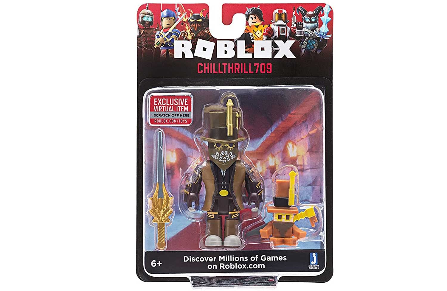 Foto 2 pulgar | Pack De Figuras Roblox Chillthrill709 Jazwares Robo205 - Venta Internacional.
