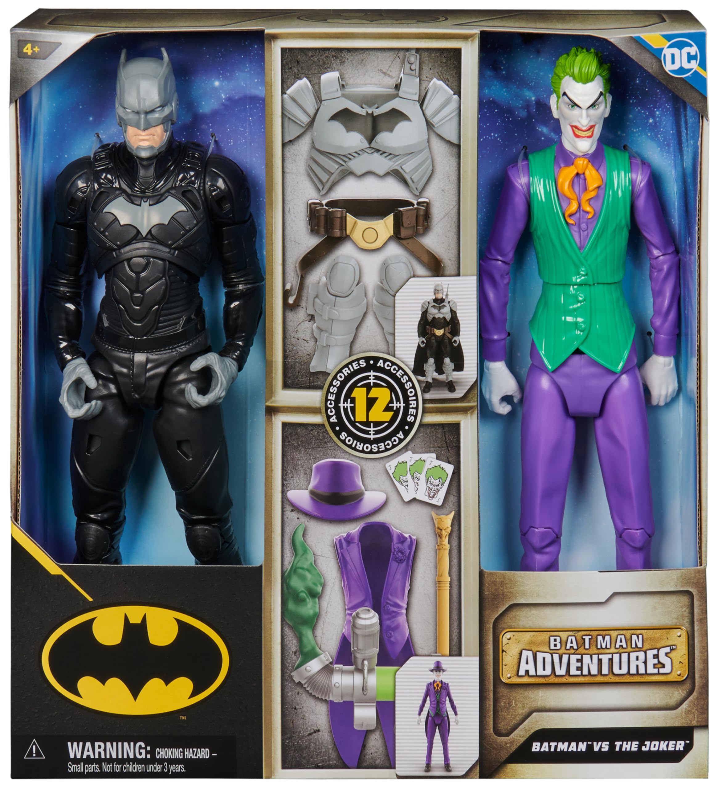 Foto 3 | Set de Figuras de Acción Dc Comics Batman Adventures Batman Vs The Joker - Venta Internacional