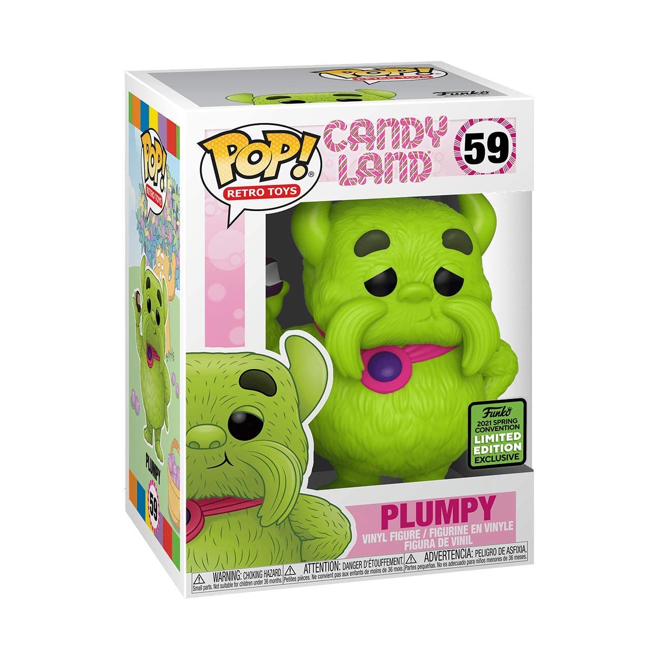 Foto 4 pulgar | Figura De Vinilo Pop! Convención De Primavera De Candy Land Plumpy 2021 - Venta Internacional.