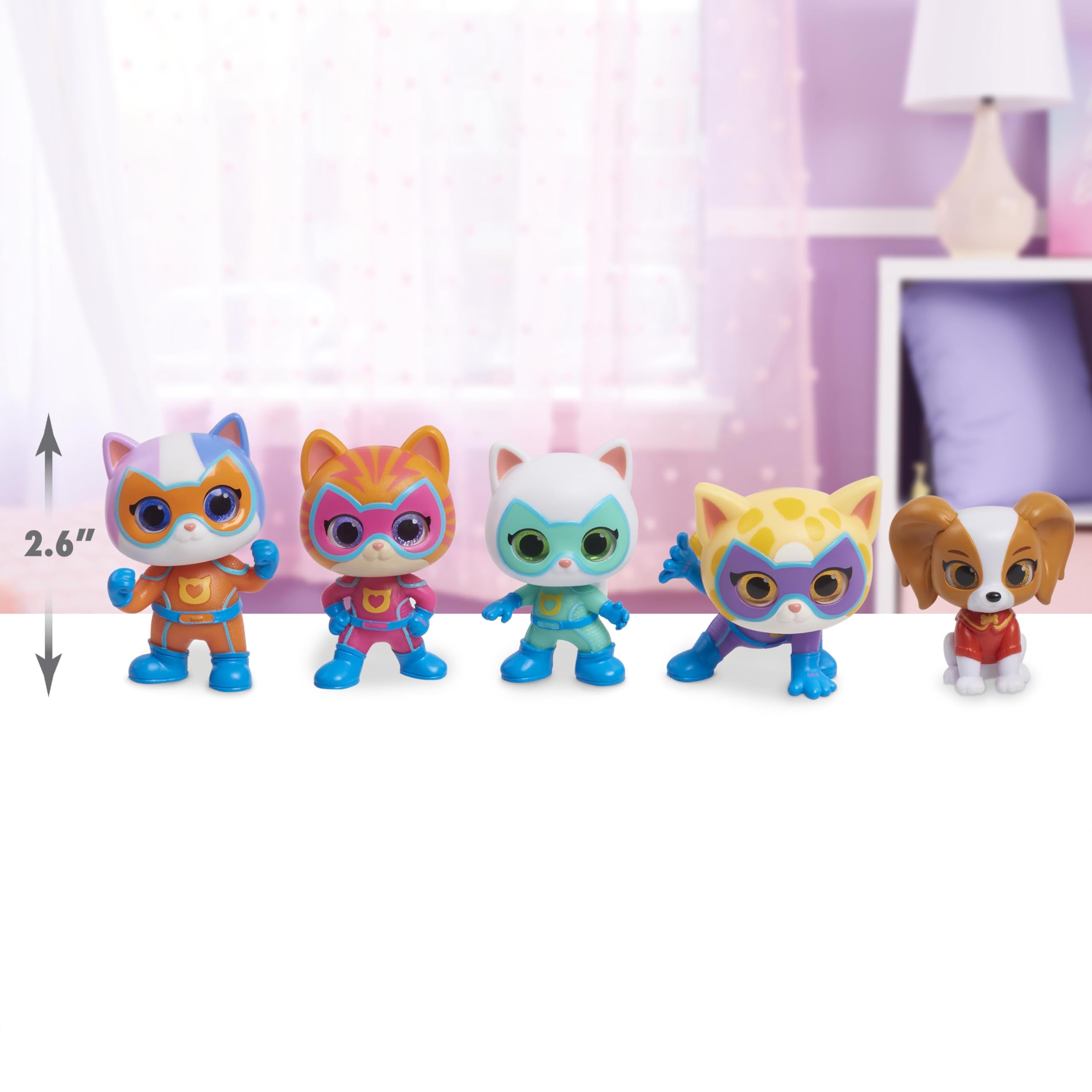 Foto 4 pulgar | Set De Figuras Just Play Disney Junior Superkitties Hero Squad - Venta Internacional.