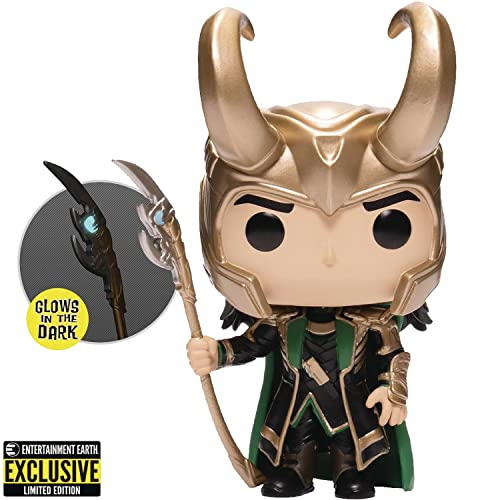 Foto 5 pulgar | Figura De Vinilo Funko Pop, Pop Marvel Loki, Con Cetro, 9,5 Cm - Venta Internacional.