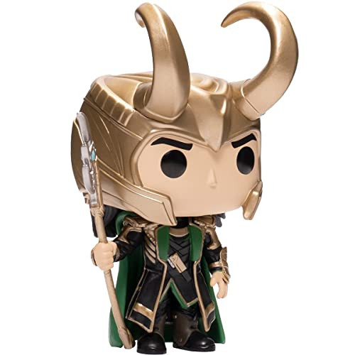 Foto 7 | Figura De Vinilo Funko Pop, Pop Marvel Loki, Con Cetro, 9,5 Cm - Venta Internacional.