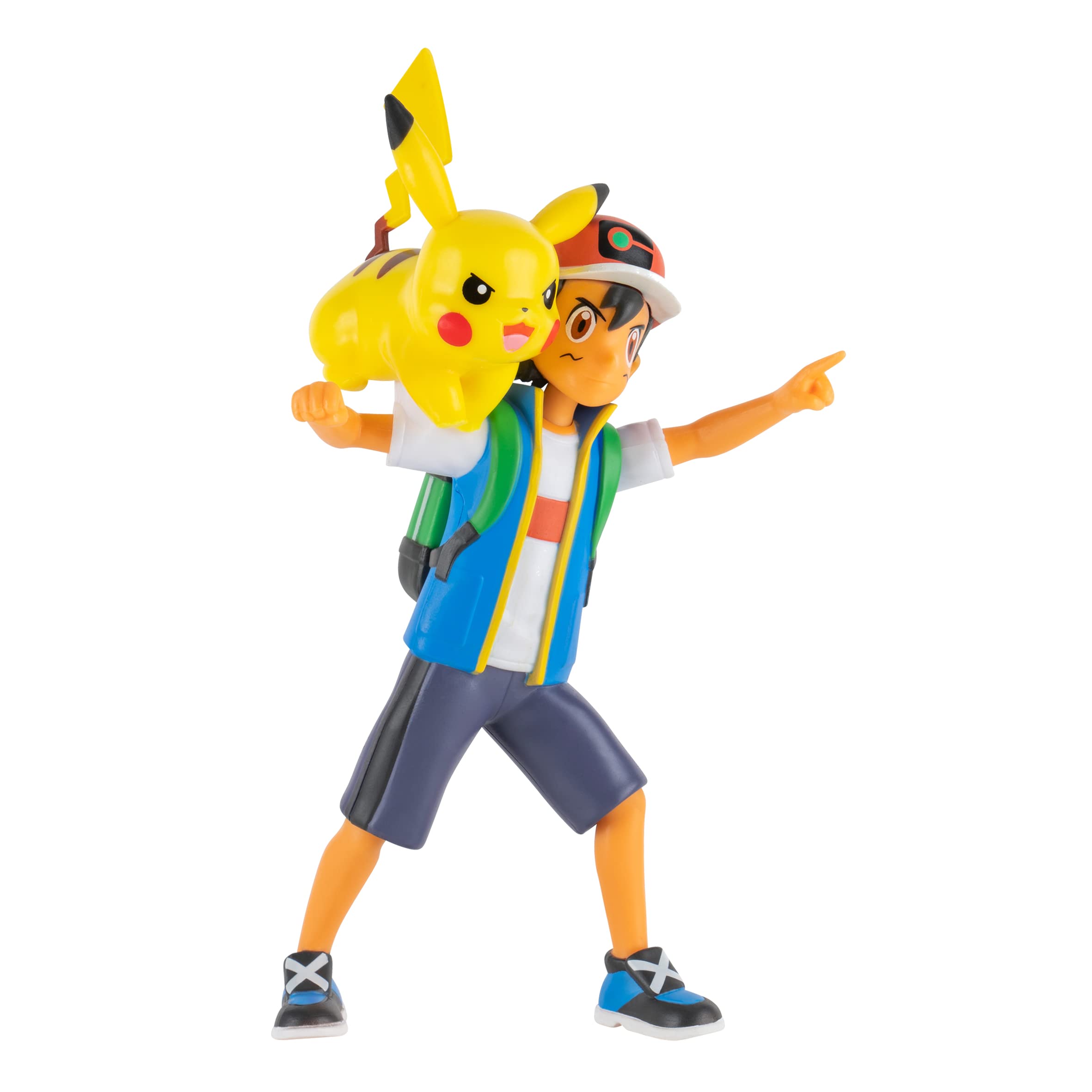 Foto 3 pulgar | Figura De Acción Pokémon Battle Feature Ash De 11,4 Cm Con Pikachu - Venta Internacional.
