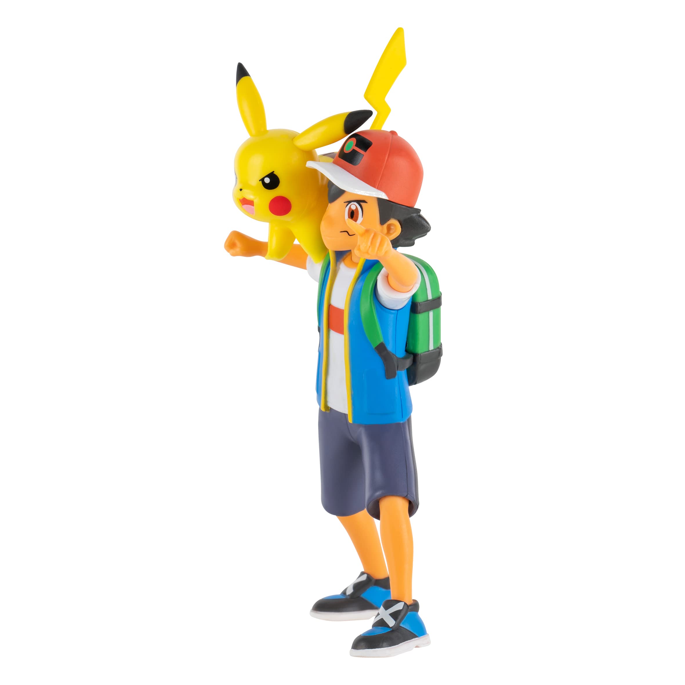 Foto 4 pulgar | Figura De Acción Pokémon Battle Feature Ash De 11,4 Cm Con Pikachu - Venta Internacional.