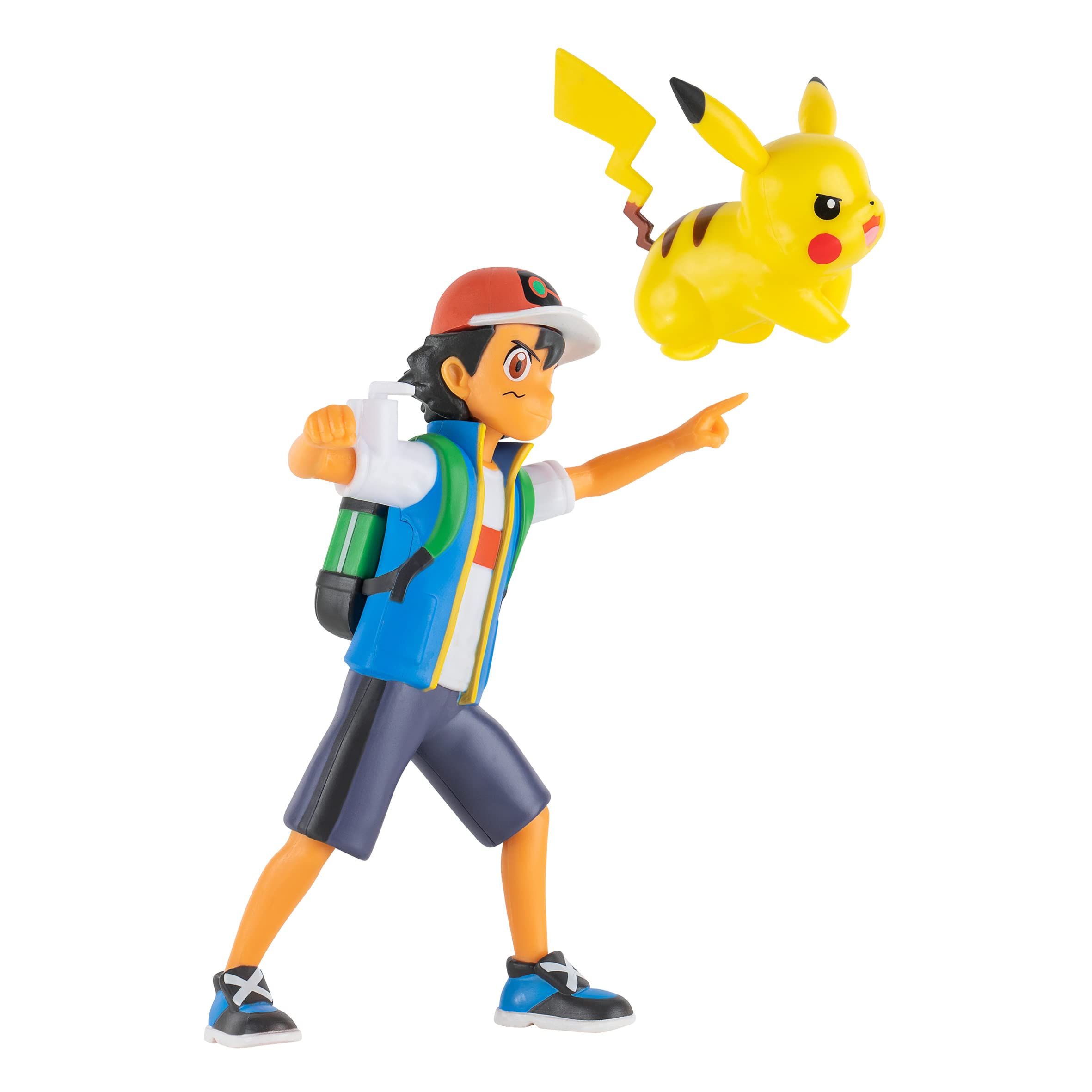 Foto 5 pulgar | Figura De Acción Pokémon Battle Feature Ash De 11,4 Cm Con Pikachu - Venta Internacional.