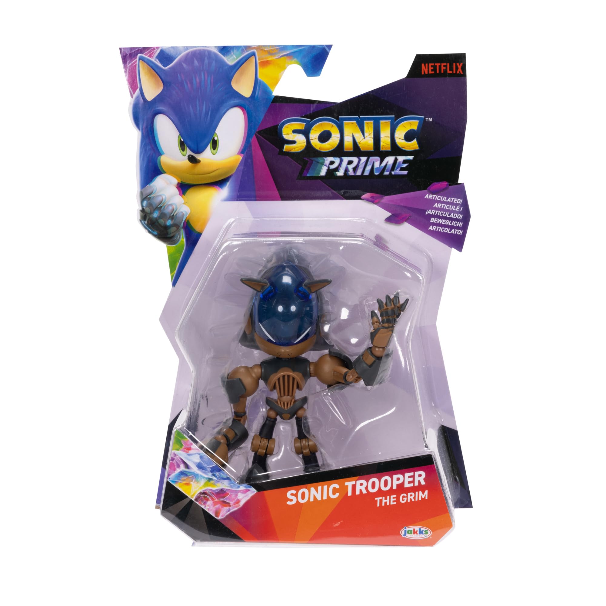 Foto 4 pulgar | Figura De Acción Sonic The Hedgehog Sonic Trooper 13cm - Venta Internacional.