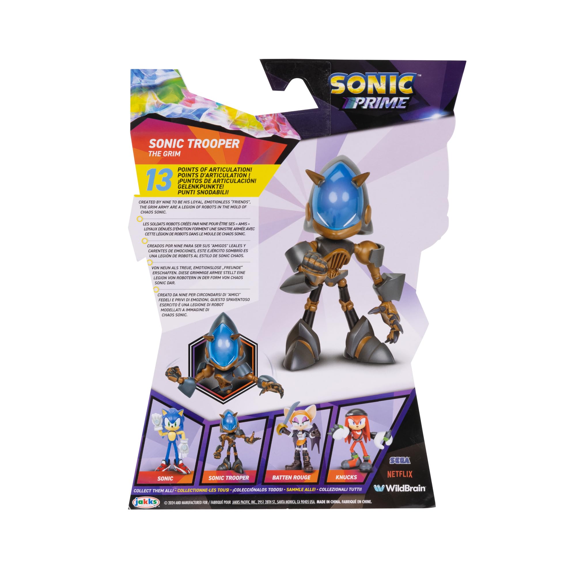 Foto 4 | Figura De Acción Sonic The Hedgehog Sonic Trooper 13cm - Venta Internacional.