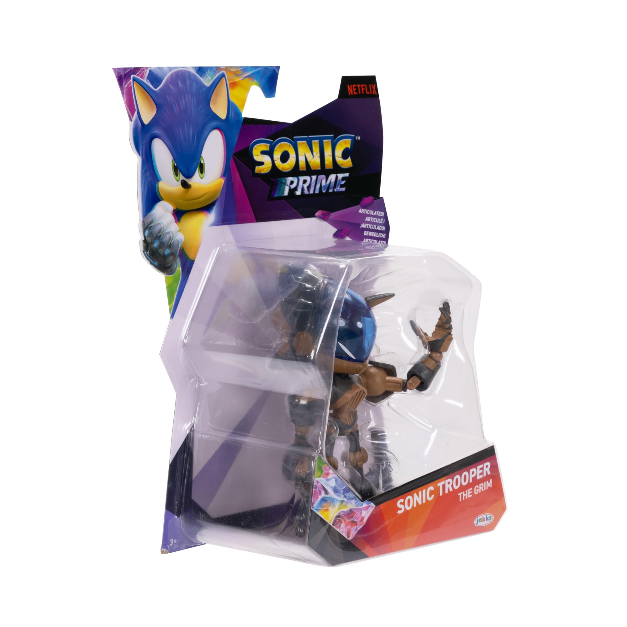 Foto 6 pulgar | Figura De Acción Sonic The Hedgehog Sonic Trooper 13cm - Venta Internacional.