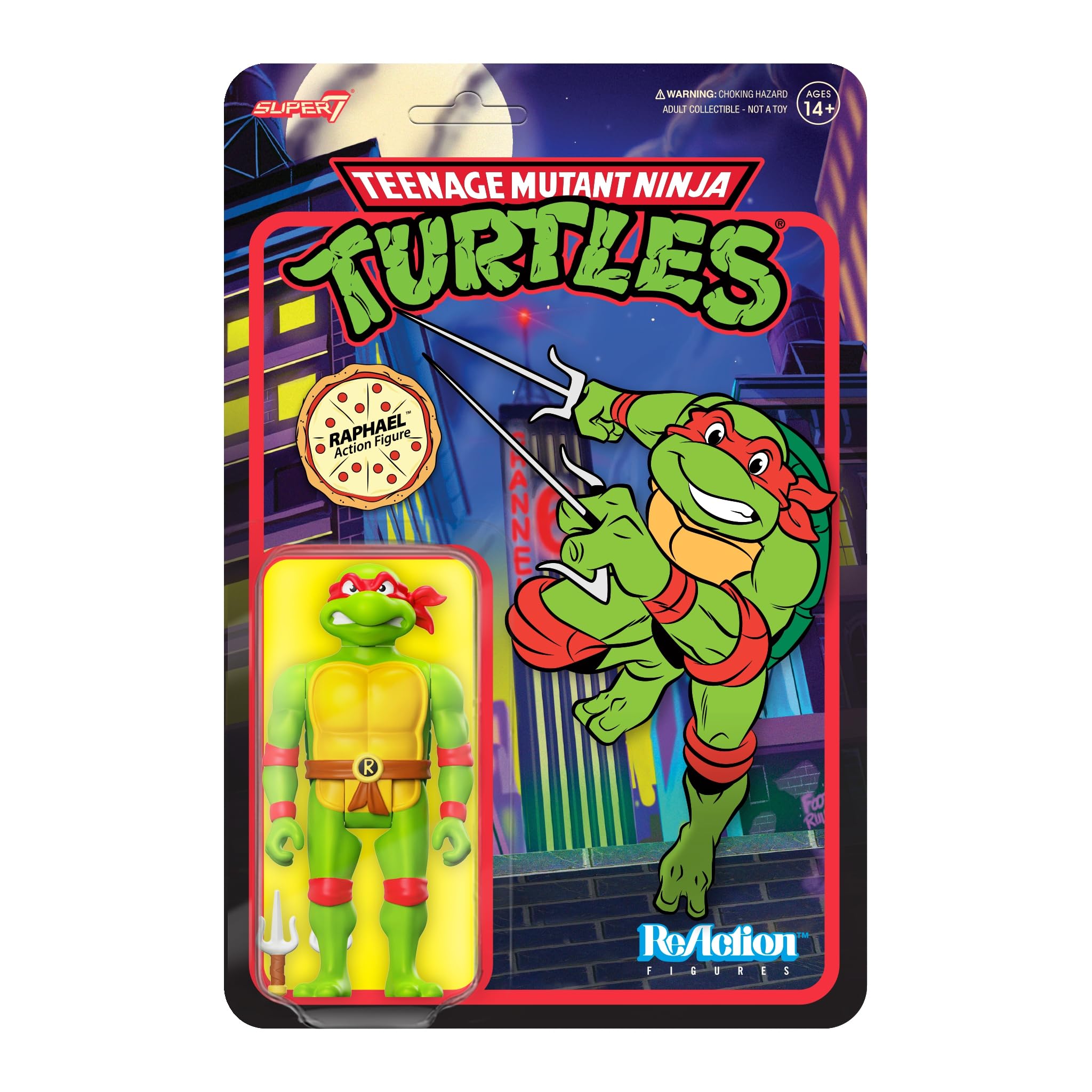 Foto 2 pulgar | Figura De Acción Super7 Teenage Mutant Ninja Turtles Raphael - Venta Internacional.