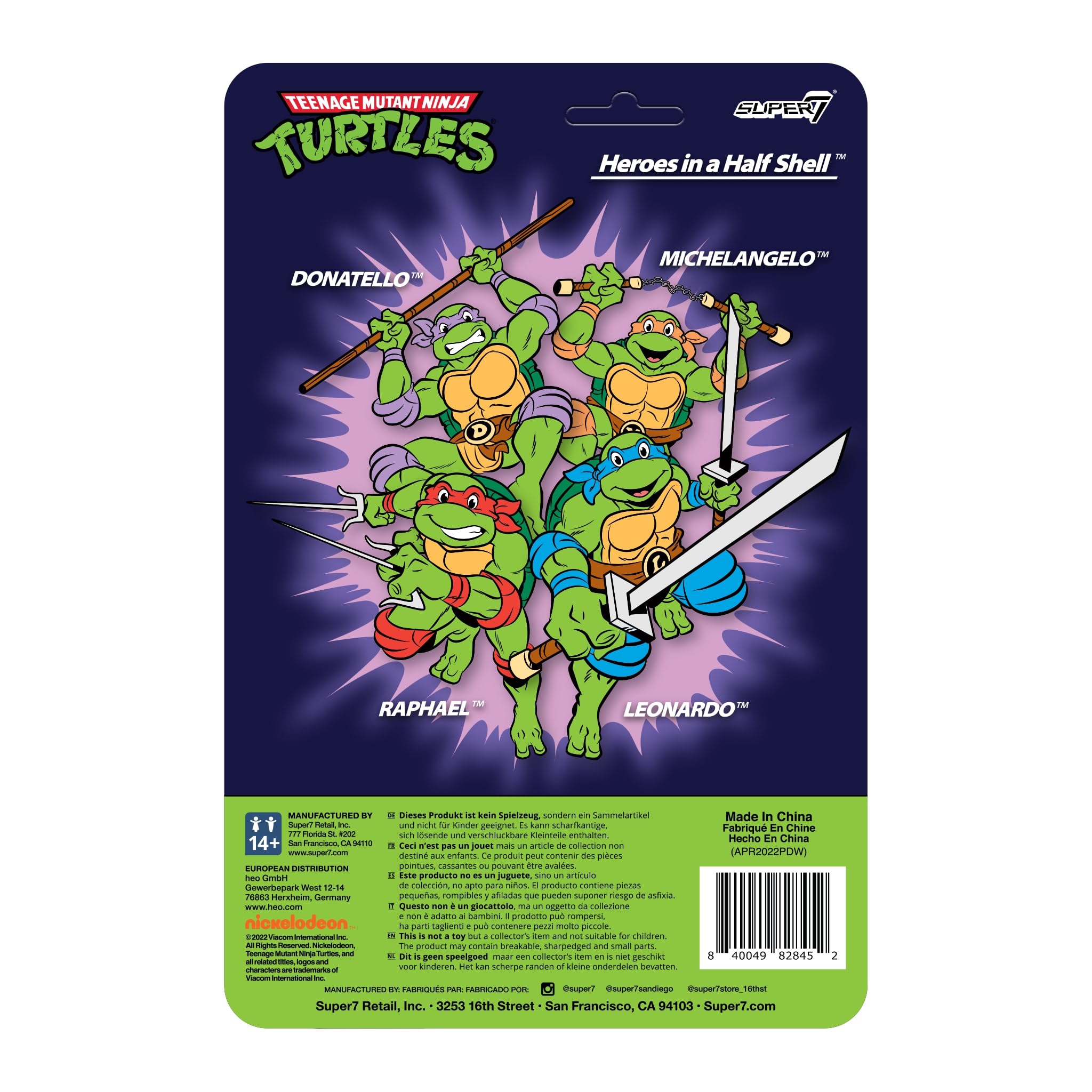 Foto 4 pulgar | Figura De Acción Super7 Teenage Mutant Ninja Turtles Raphael - Venta Internacional.