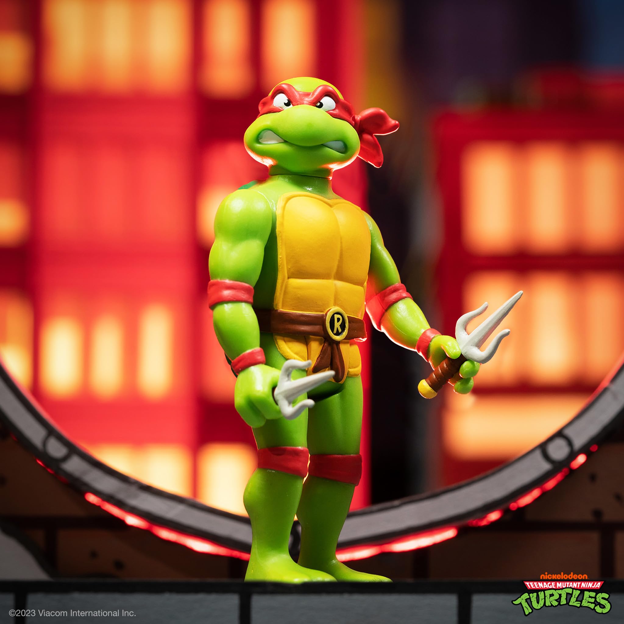 Foto 4 | Figura De Acción Super7 Teenage Mutant Ninja Turtles Raphael - Venta Internacional.