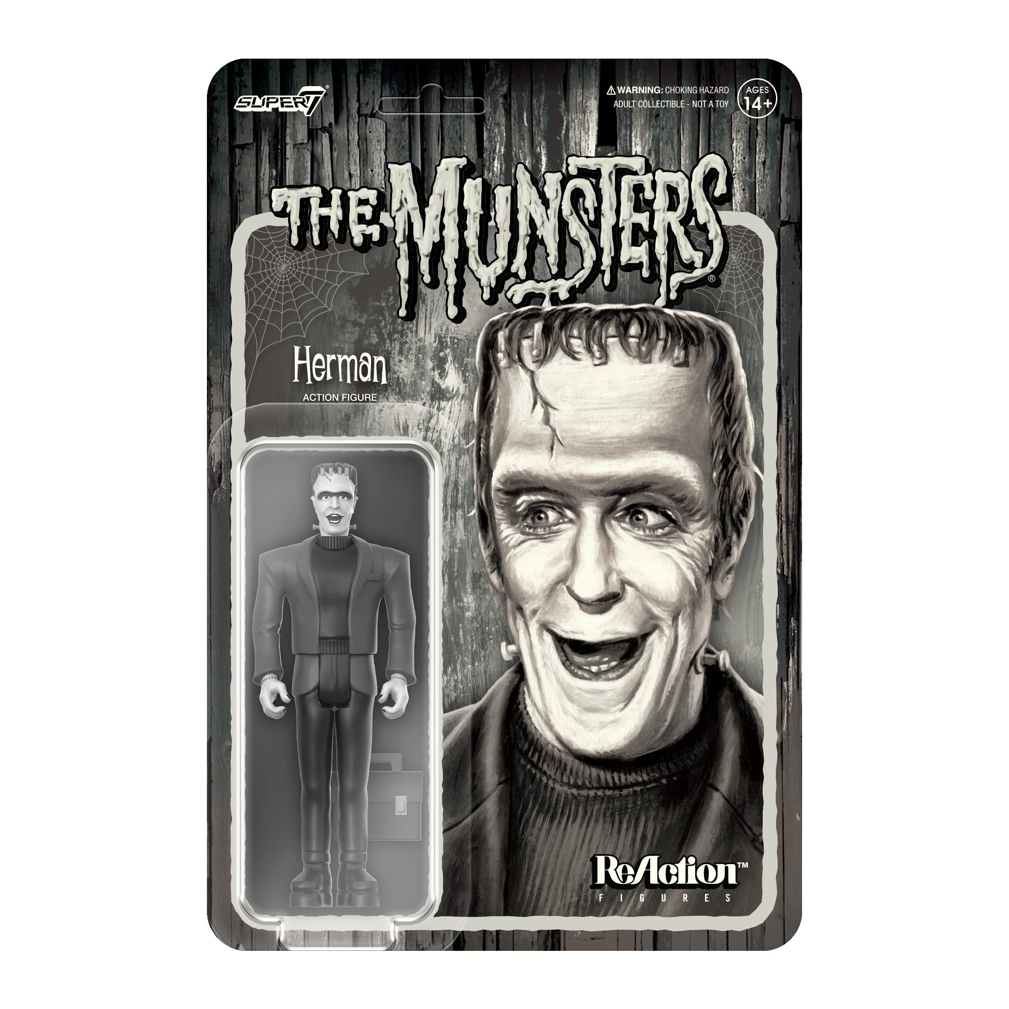 Foto 2 pulgar | Figura De Acción Super7 The Munsters Herman Munster 9,5 Cm - Venta Internacional.