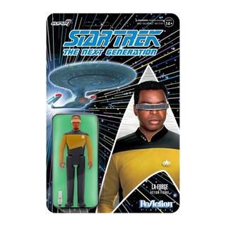 Foto 1 | Figura De Acción Super7 Star Trek The Next Generation, Teniente Comandante La Forge, 9,5 Cm - Venta Internacional.