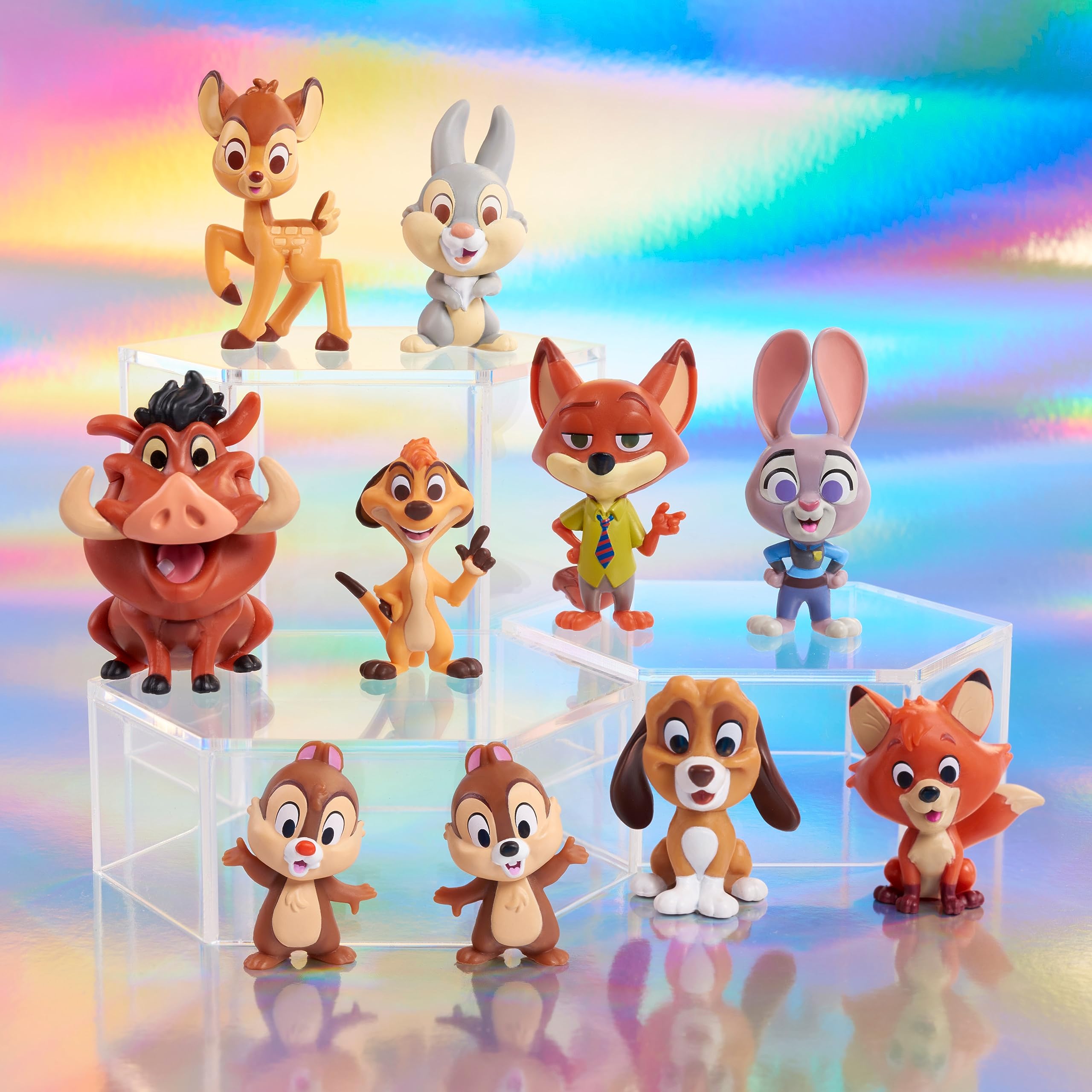 Foto 4 pulgar | Set De Figuras Just Play Disney 100 Years Of Furry Friendships - Venta Internacional.