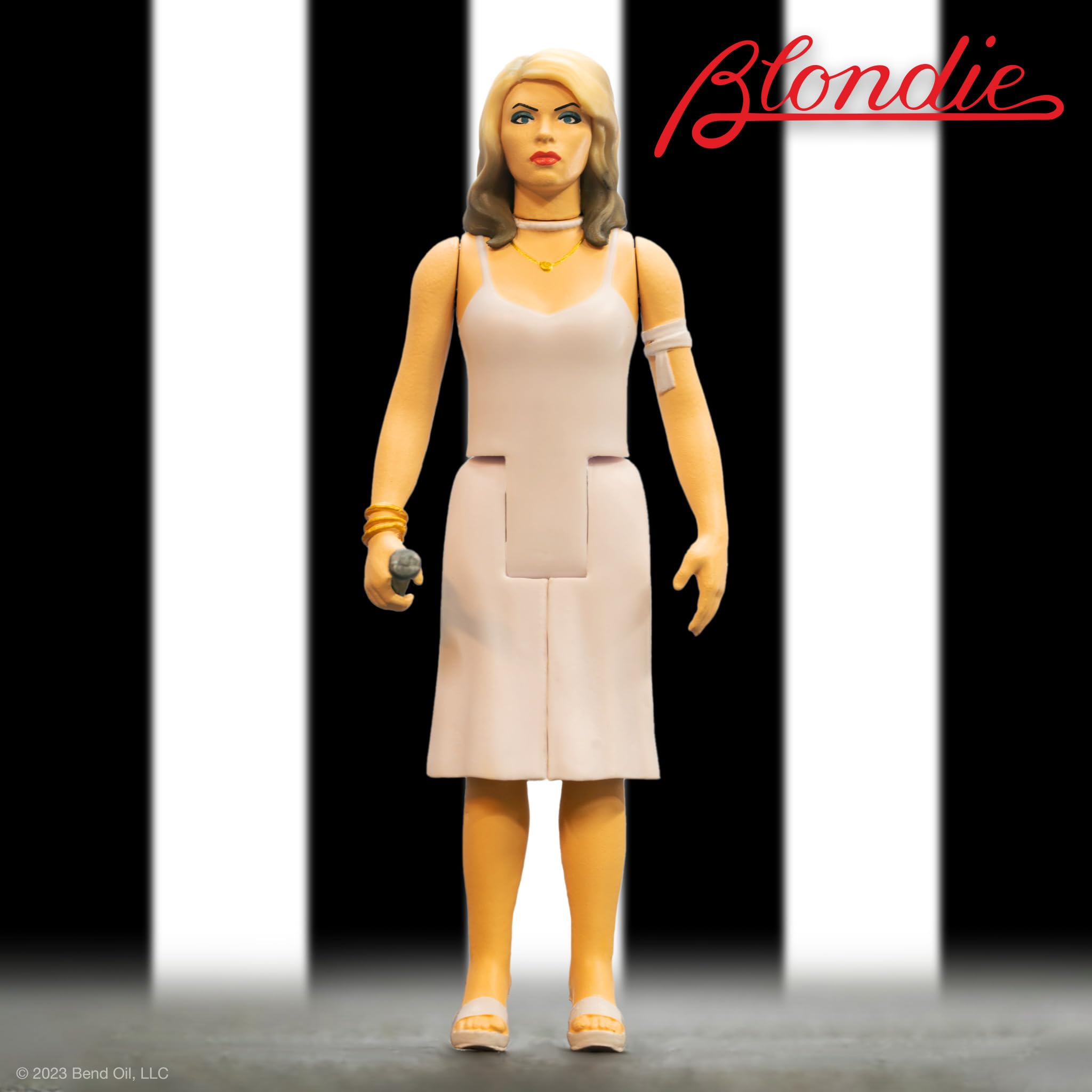 Foto 5 pulgar | Figura De Acción Super7 Blondie Debbie Harry De 9,5 Cm Con Accesorio - Venta Internacional.