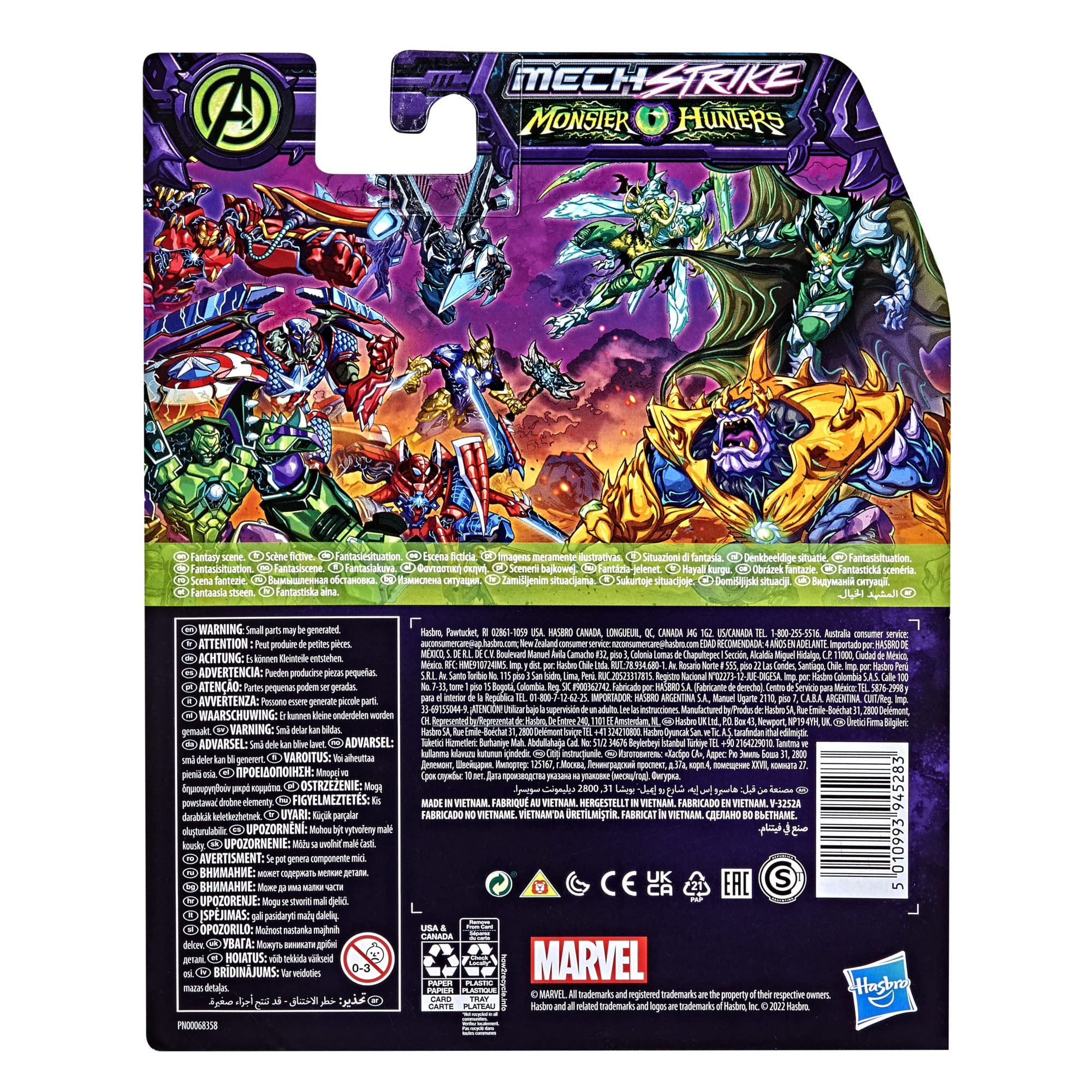 Foto 5 pulgar | Figura De Acción Marvel Avengers Mech Strike Monster Hunters - Venta Internacional.