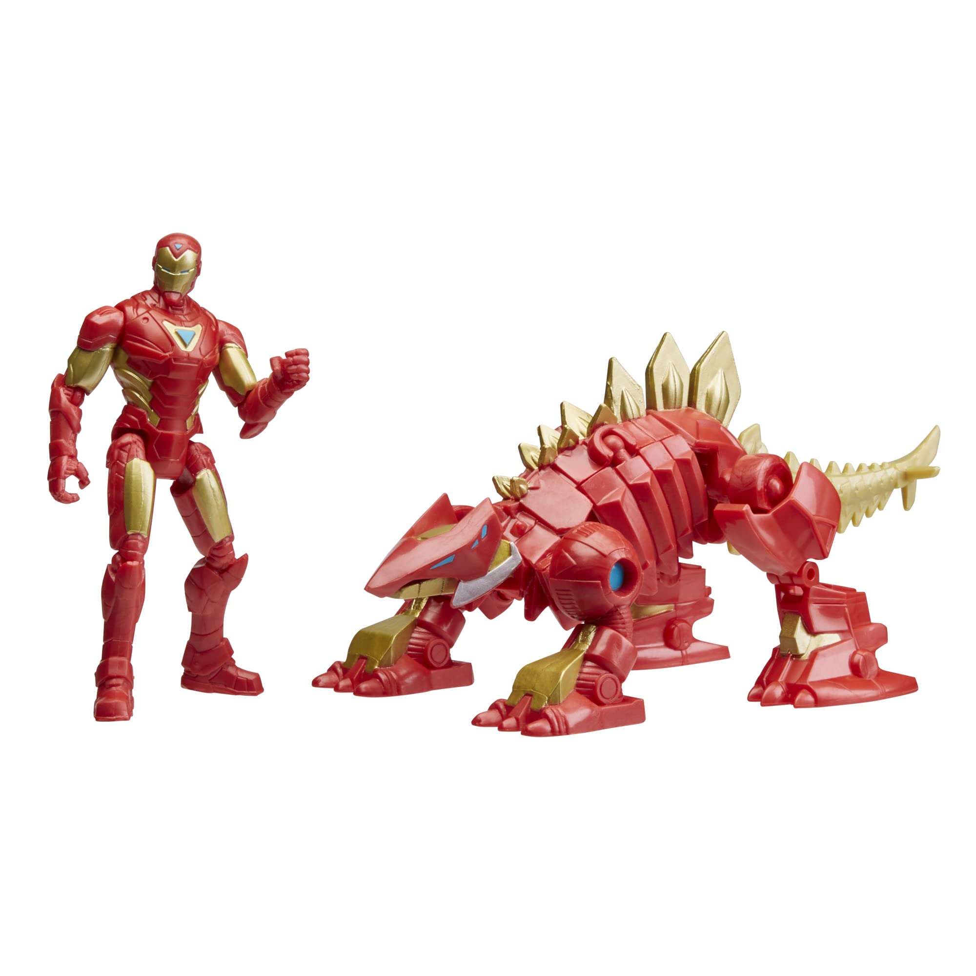Foto 4 pulgar | Figura De Acción Marvel Mech Strike Mechasaurs Iron Man 10 Cm - Venta Internacional.