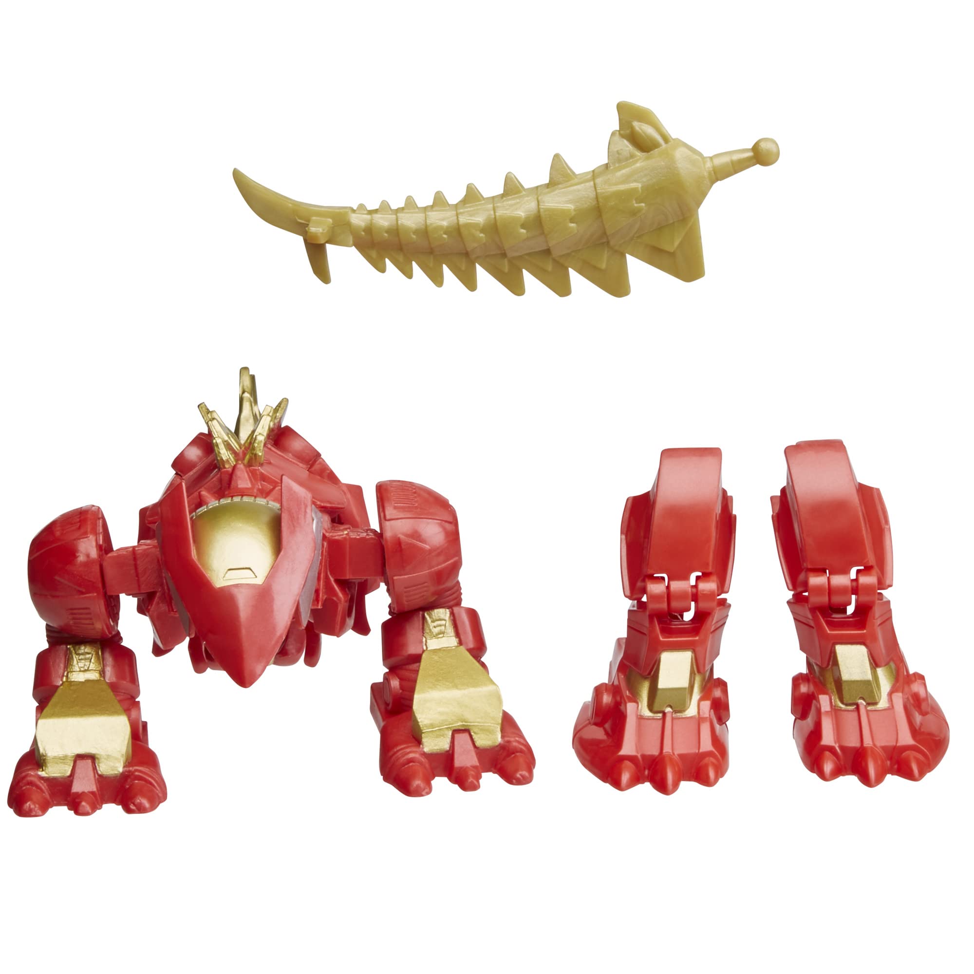 Foto 5 pulgar | Figura De Acción Marvel Mech Strike Mechasaurs Iron Man 10 Cm - Venta Internacional.