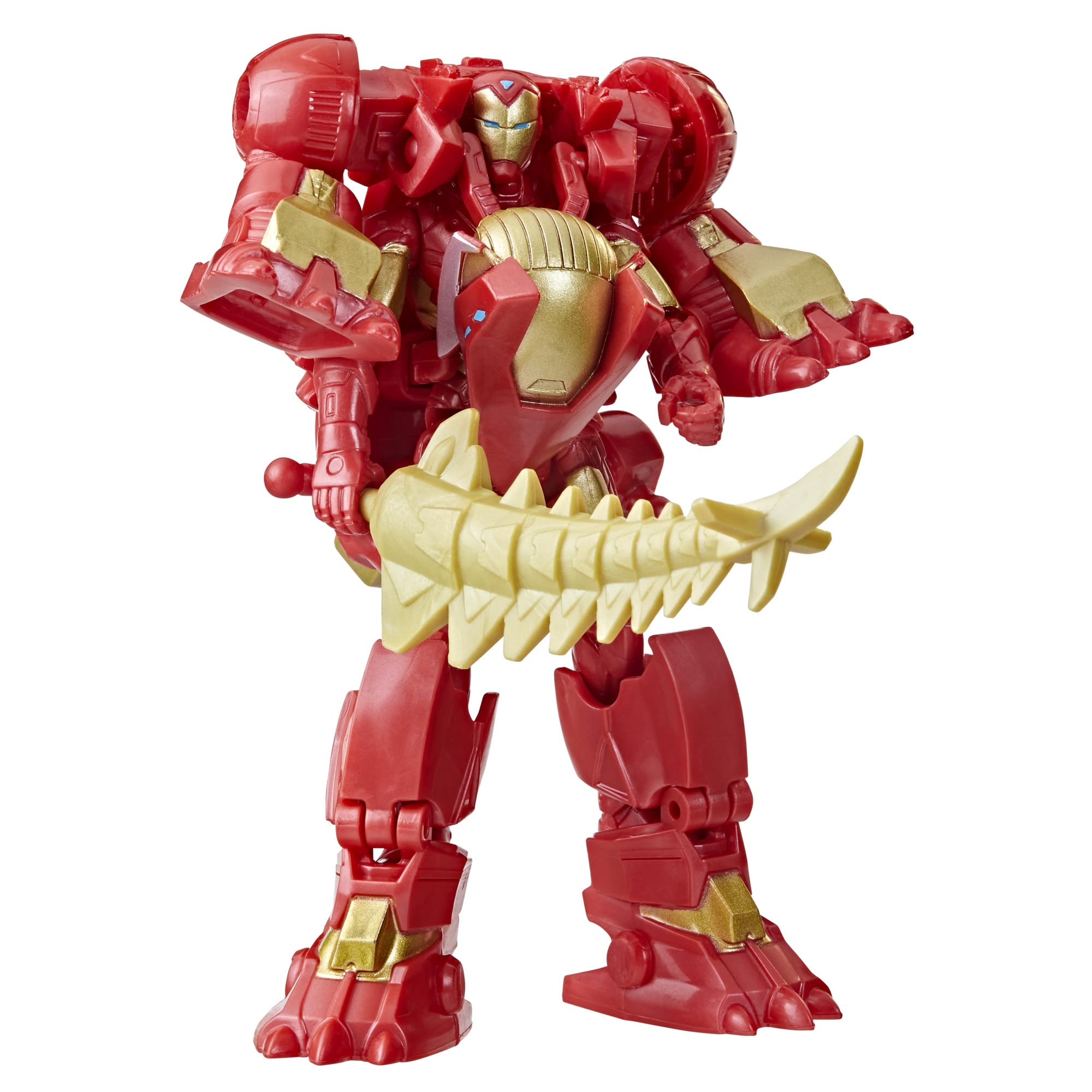 Foto 8 pulgar | Figura De Acción Marvel Mech Strike Mechasaurs Iron Man 10 Cm - Venta Internacional.