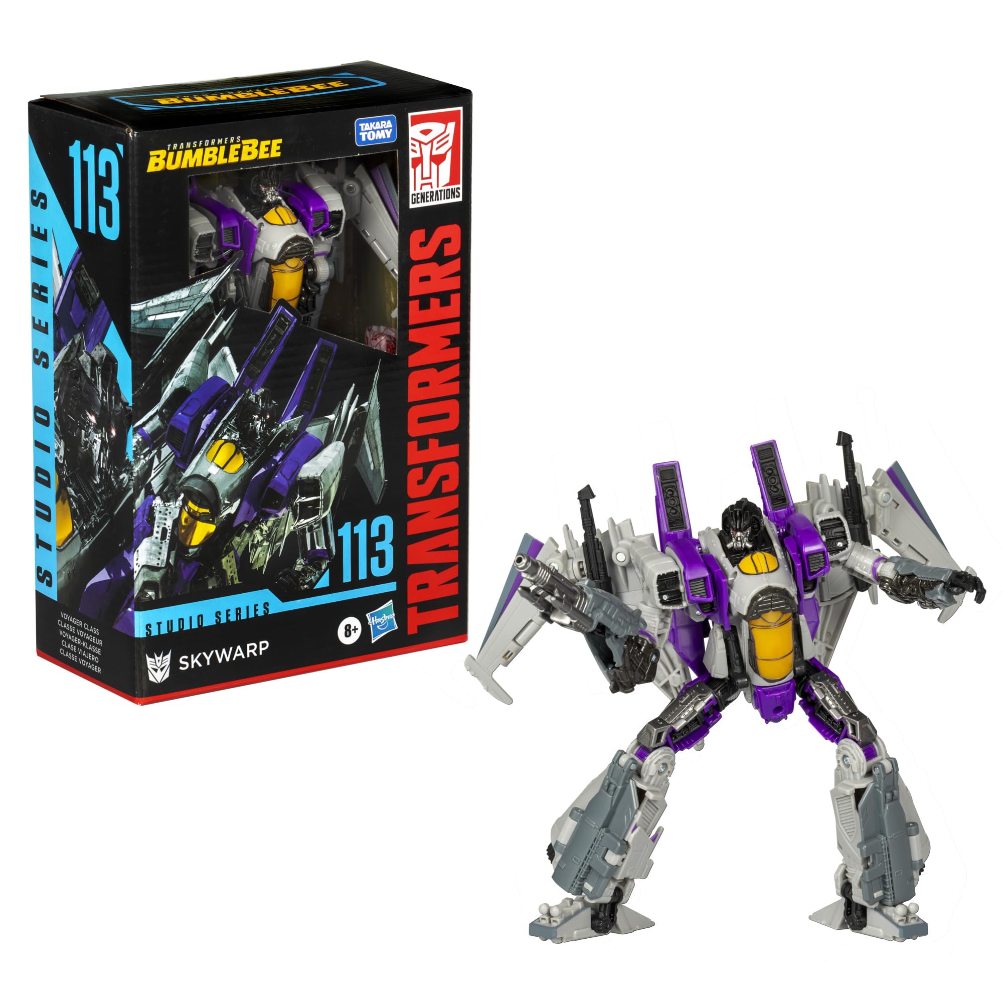 Foto 4 pulgar | Figura De Acción Transformers Studio Series Voyager Bumblebee 113 Skywarp 16,5 Cm - Venta Internacional.