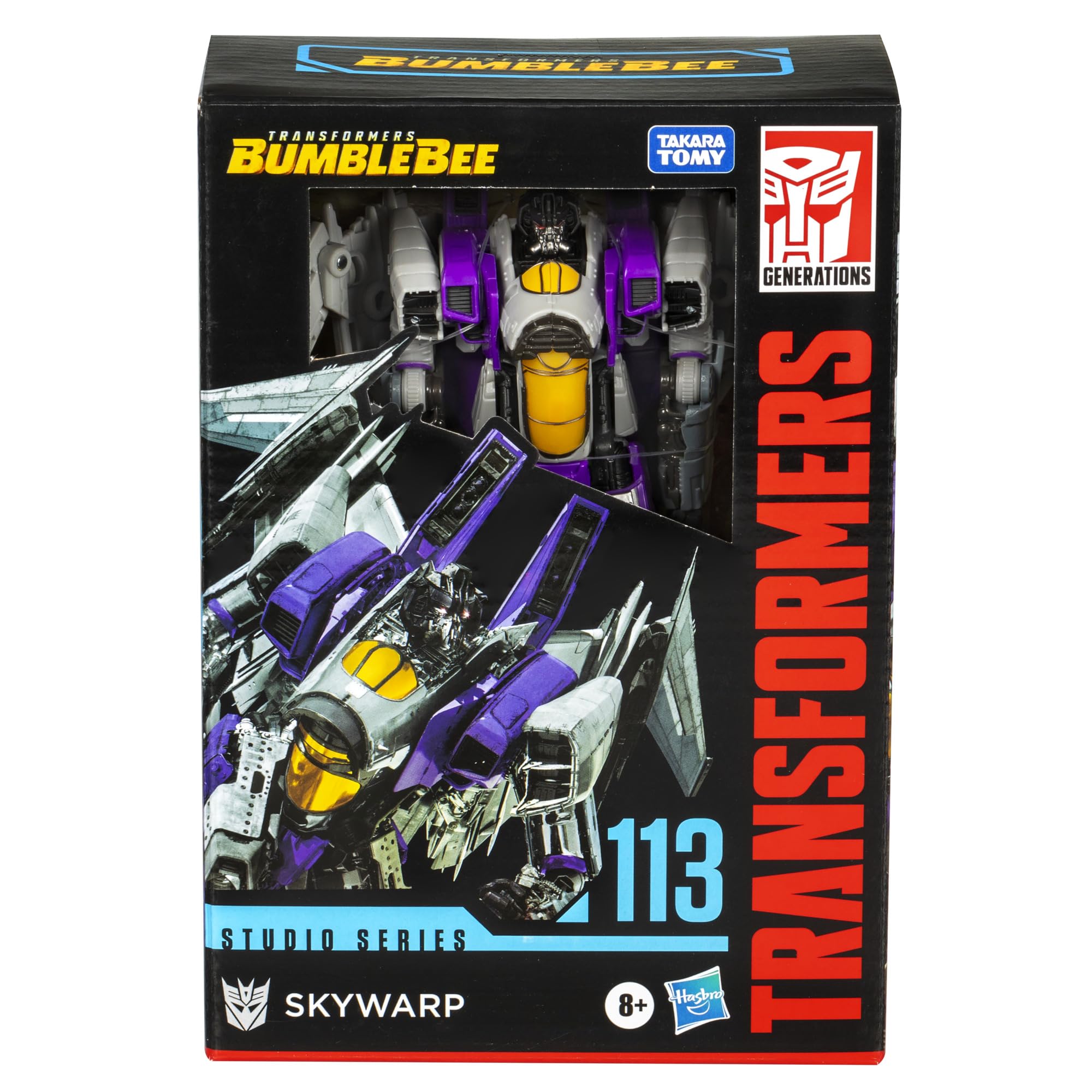 Foto 5 pulgar | Figura De Acción Transformers Studio Series Voyager Bumblebee 113 Skywarp 16,5 Cm - Venta Internacional.