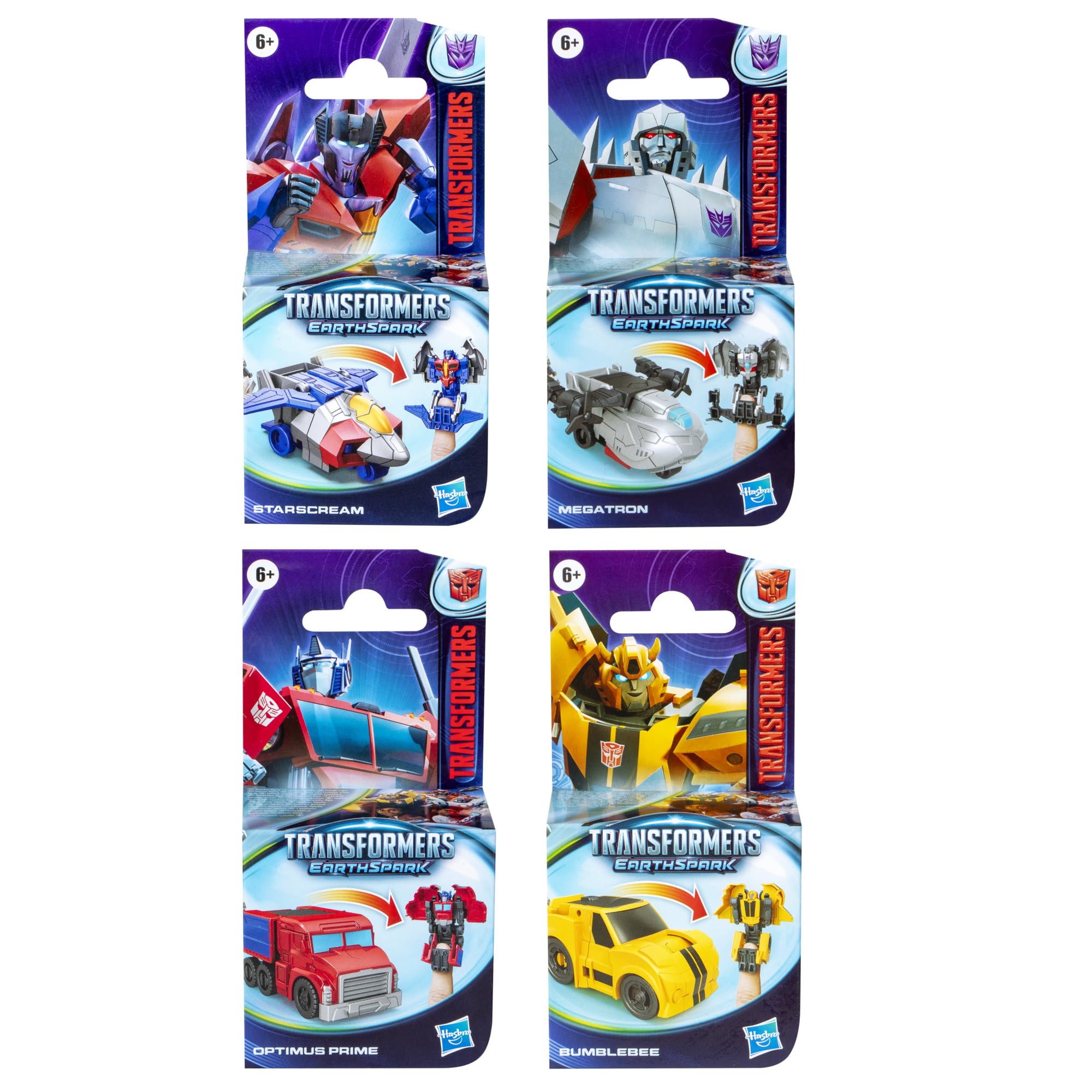 Foto 2 | Juego De 4 Figuras De Acción Transformers Earthspark Tacticon - Venta Internacional.