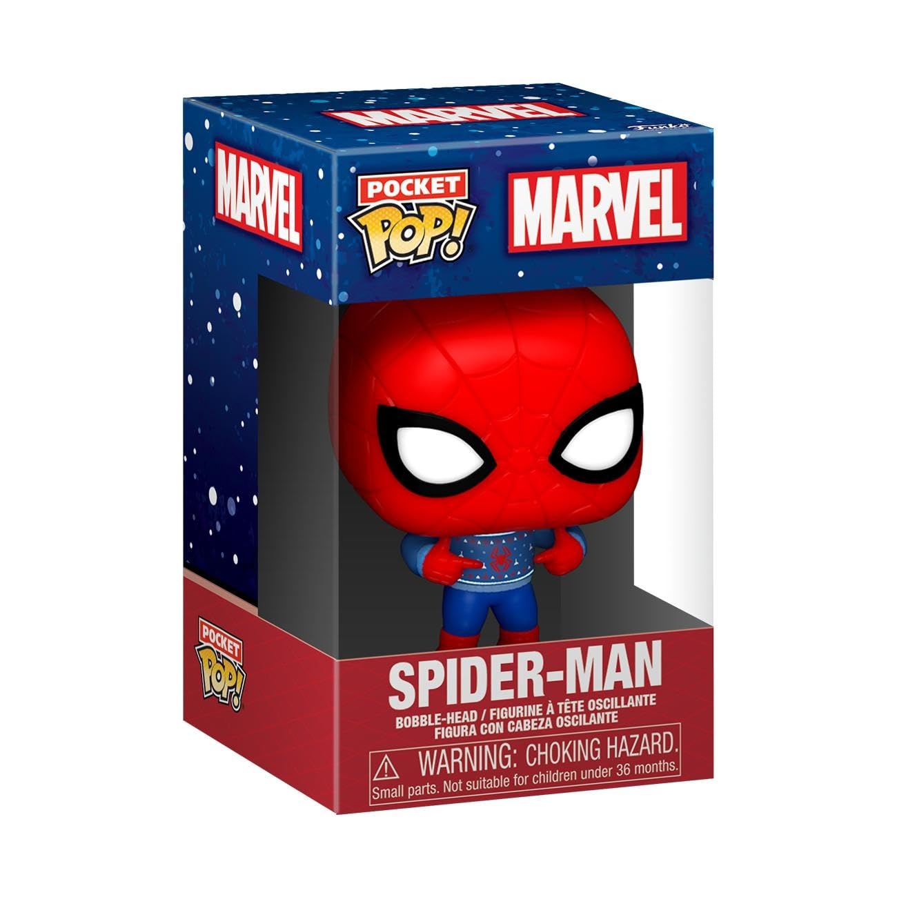 Foto 4 pulgar | ¡pocket Pop! Camiseta Funko Marvel Holiday Spider-man L - Venta Internacional.