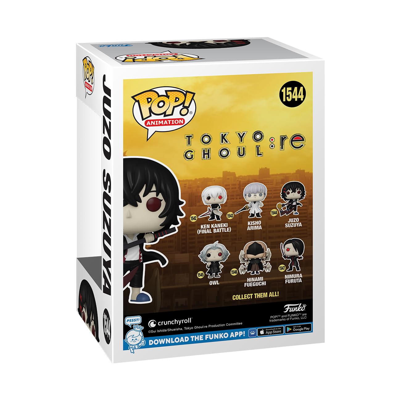 Foto 4 pulgar | Figura Funko Pop! Animación: Tokyo Ghoul: Juzo Suzuya - Venta Internacional.