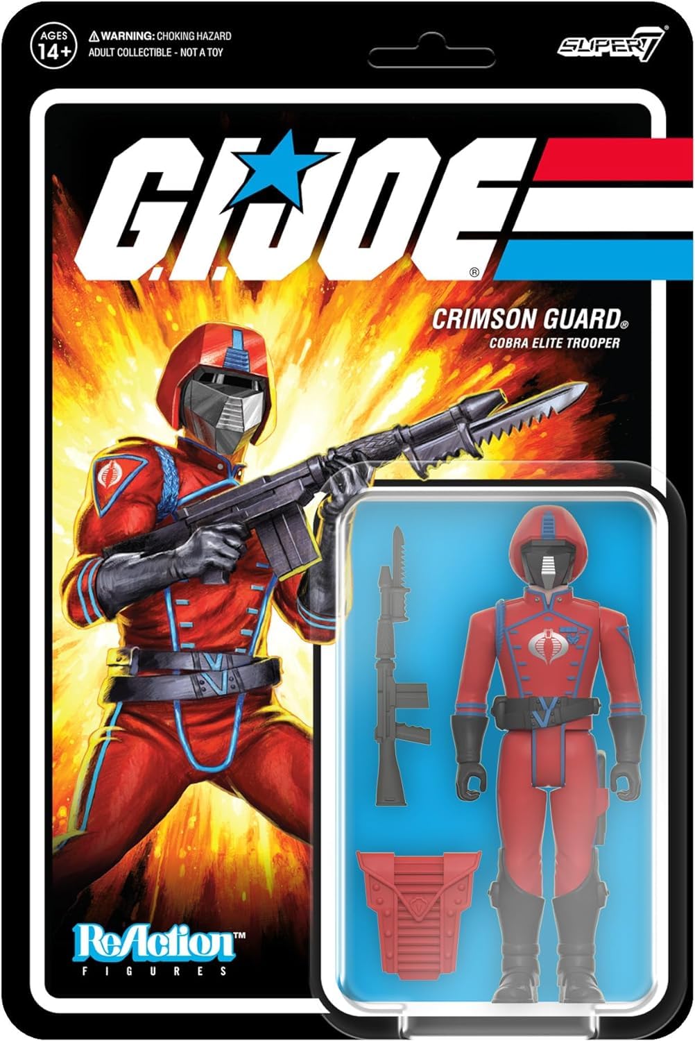 Foto 3 pulgar | Figura De Acción Super7 G.i. Joe Crimson Guard De 3.75 Pulgadas - Venta Internacional.