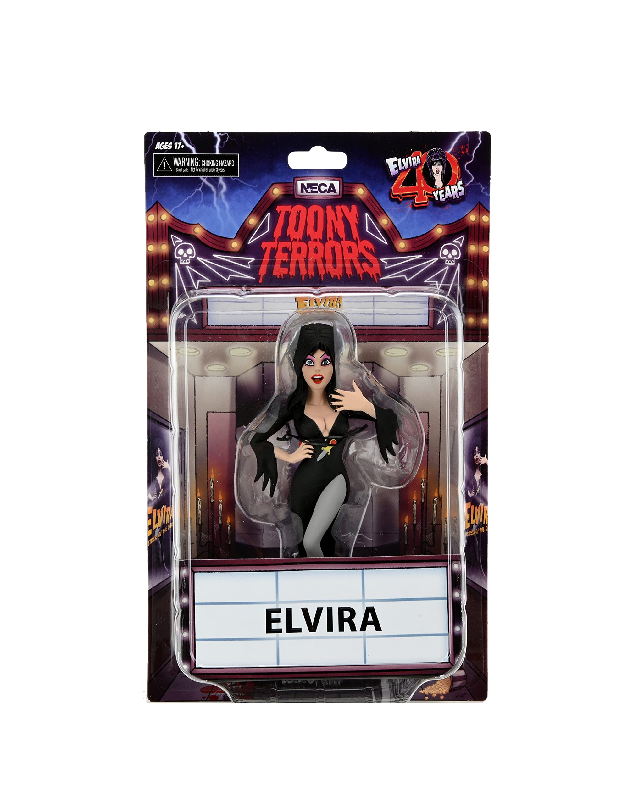 Foto 3 pulgar | Figura De Acción Neca Toony Terrors Elvira De 6 Pulgadas - Venta Internacional.