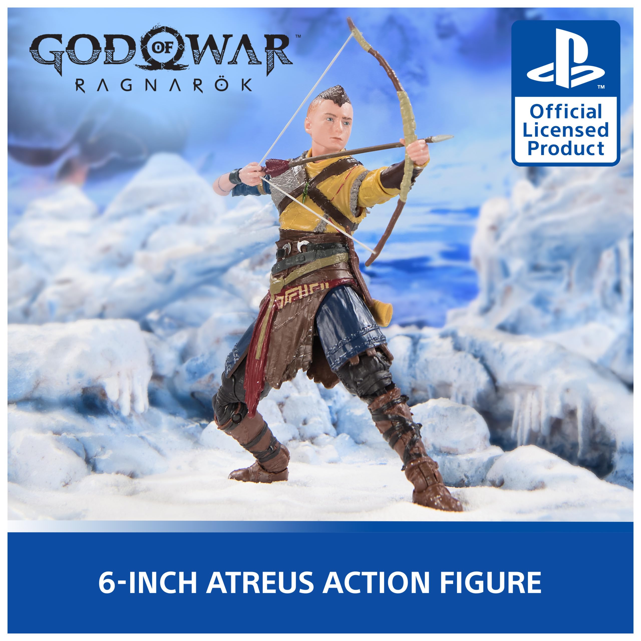 Foto 3 pulgar | Figura De Acción Playstation God Of War Ragnarok Atreus 15cm - Venta Internacional.